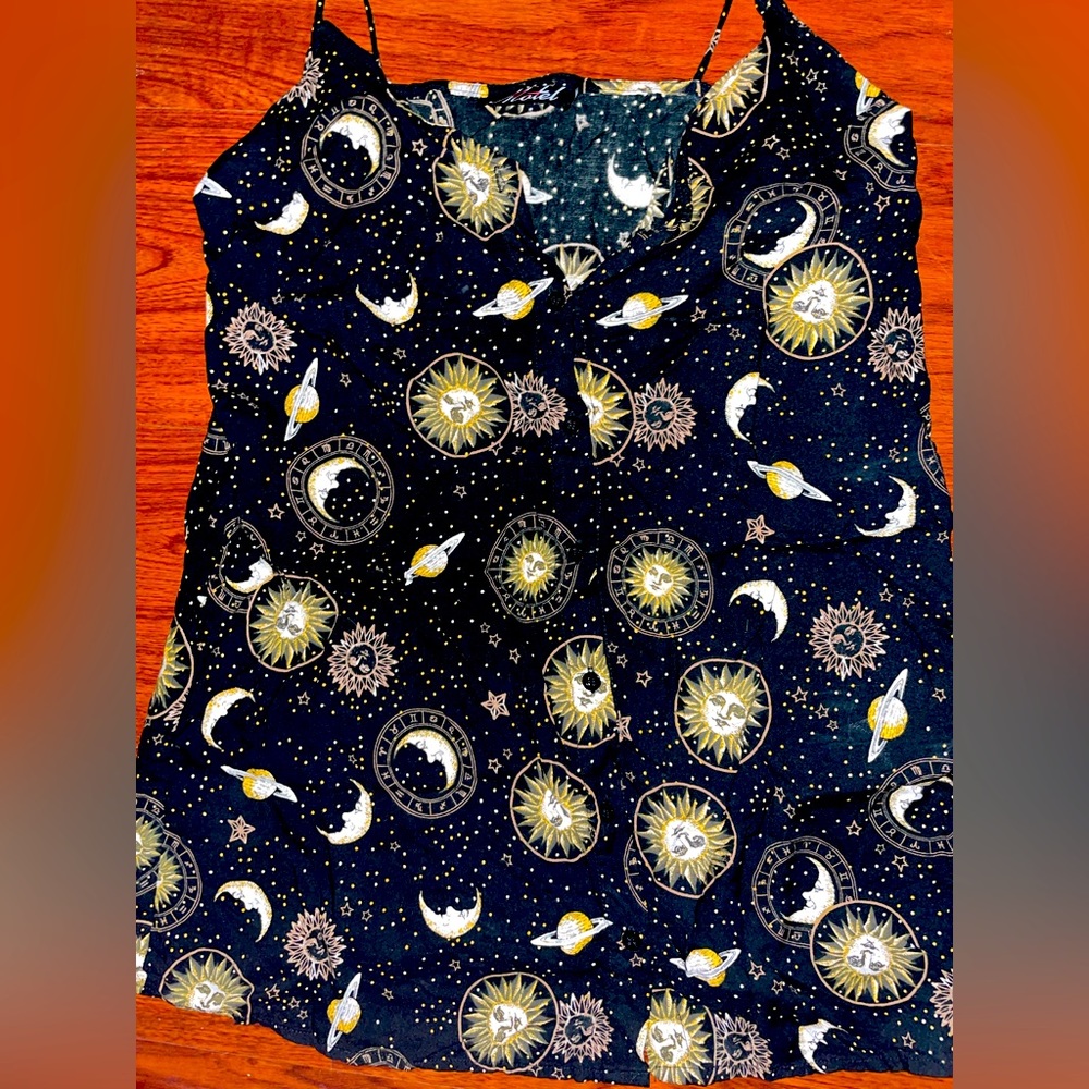 Vintage galaxy tank top